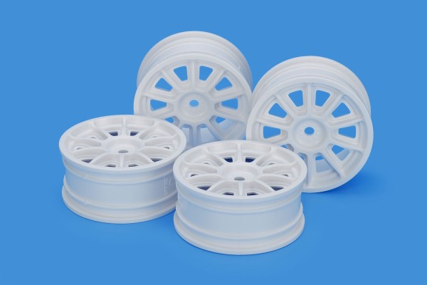 Tamiya 22067 - Touring Spoke Rims - 24mm - WHITE (4 pcs)