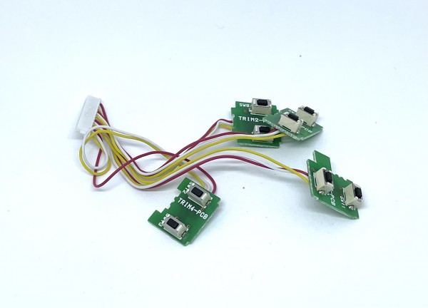 SANWA MT-4 - Ersatz Trim Boards - TRIM1-PCB bis TRIM4-PCB