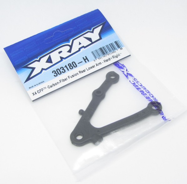 XRAY 303180-H - X4 - CFF Lower Suspension Arm - rear right - HARD (1 pc)