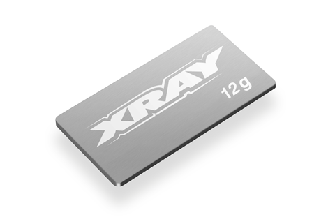 XRAY 306551 - X4 / T4 2020 - Tuning Wolfram Chassis Gewicht - 12g (1 Stück)