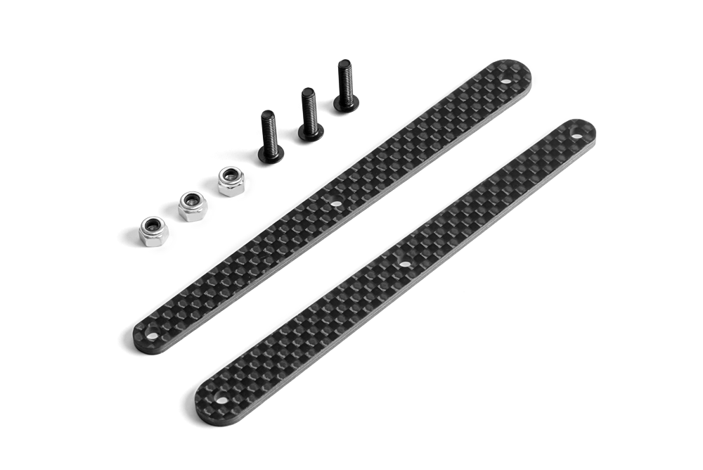 XRAY 353280 - XB8 2016 Graphite Braces for rear Composite Brace Set