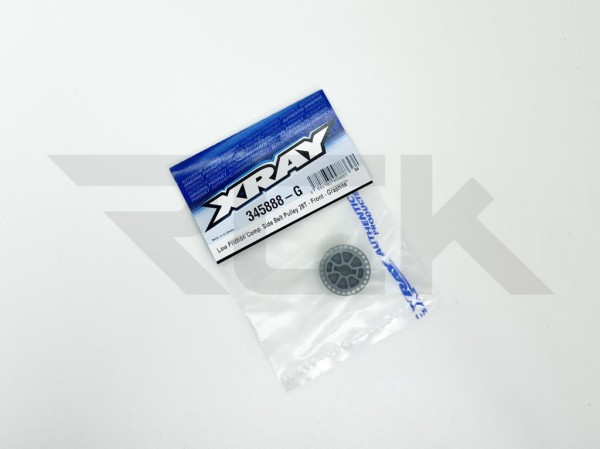 XRAY 345888-G - RX8 - Tuning Graphite Riemenrad - 28T Front - Low Friction - GRAPHITE