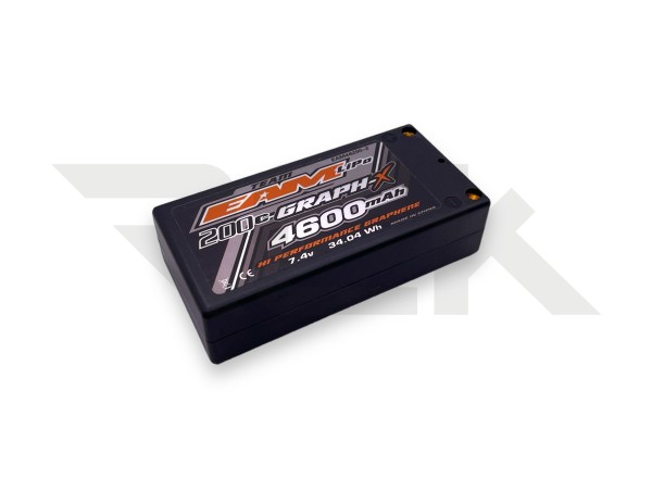 Team EAM - SUPER STOCK - Graph-X 4600mAh Hardcase Battery - 200C - 7.4V - 219g - 25.1mm - 2S Shorty LiPo