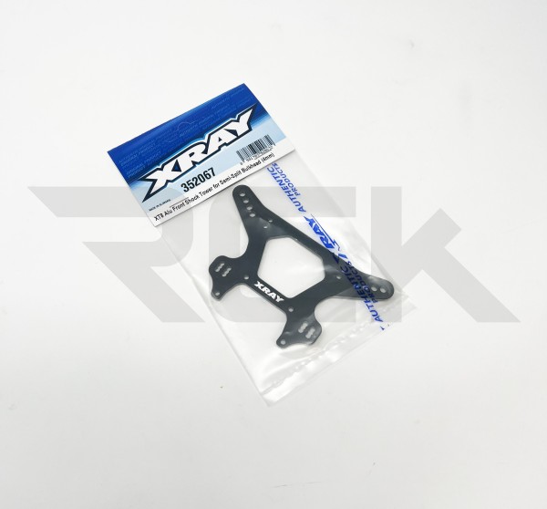 XRAY 352067 - XT8E 2024 - Alu Front Shock Tower for Semi-Split Bulkhead (4mm)