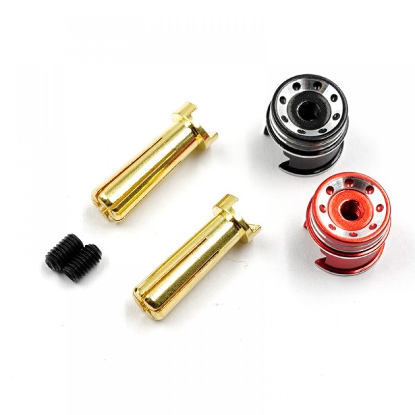 Yeah Racing WPT-0160 - 5mm Goldstecker - mit Alu Griffstücken (1 Paar)