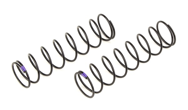 Team Associated 81239 - RC8T4 - Rear Springs V2 - purple - 5.1lb/in, L86, 9.0T, 1.6D (1 pair)