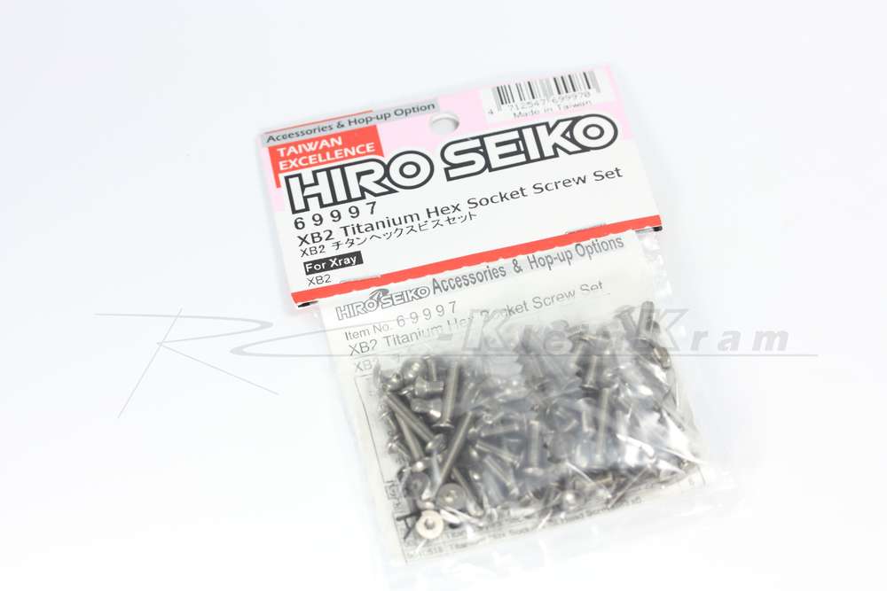 Hiro Seiko 69997 - XRAY XB2 Titan Schrauben Set | RC-KleinKram