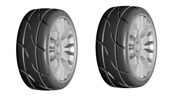 GRP GTK03-XB2 - 1:8 Rally Game / GT Tires - XB2 Compound - EXTRA SOFT (2 pcs)