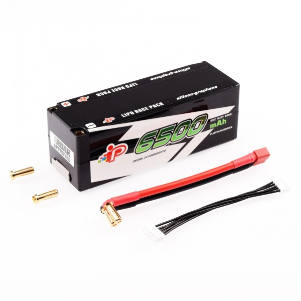 Intellect IP-CC4S6500PT2 - 1:8 Pack - 15.2V - 6500mAh - 120C - 4S HV LiPo Hardcase Graphene Akku