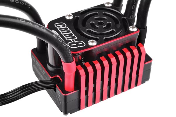 Corally 53020 - CMM-8 - 2-4S ESC - 240A - Black/Red