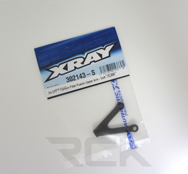 XRAY 302143-S - X4 - CFF Upper Suspension Arm - FL / RR - SOFT (1 pc)