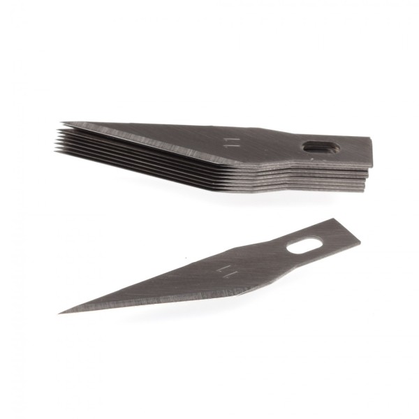 Ruddog Products 0528 - Ersatz Klingen (#11) für Hobby Messer (10 Stück)