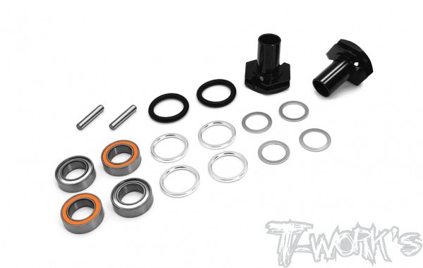 T-Work's TE-231-MTC2-B - Conversion Kit für 6mm Radlager - vorne - für MTC-2 (2 Stück)