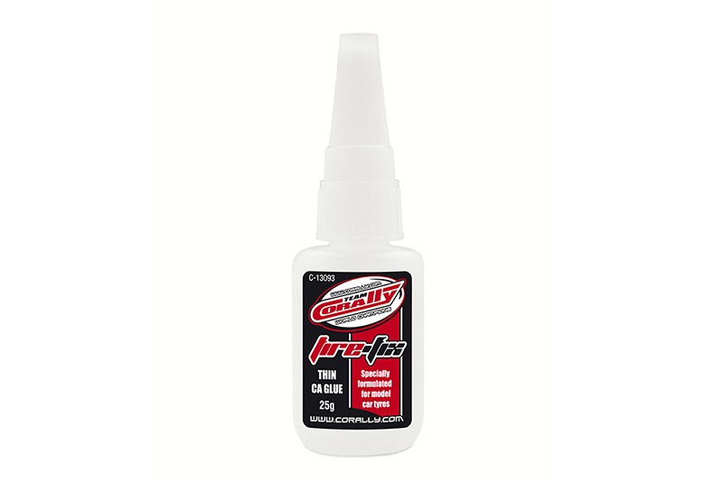 Corally 13093 - TIRE-FIX - Spezial Sekundenkleber - 25g