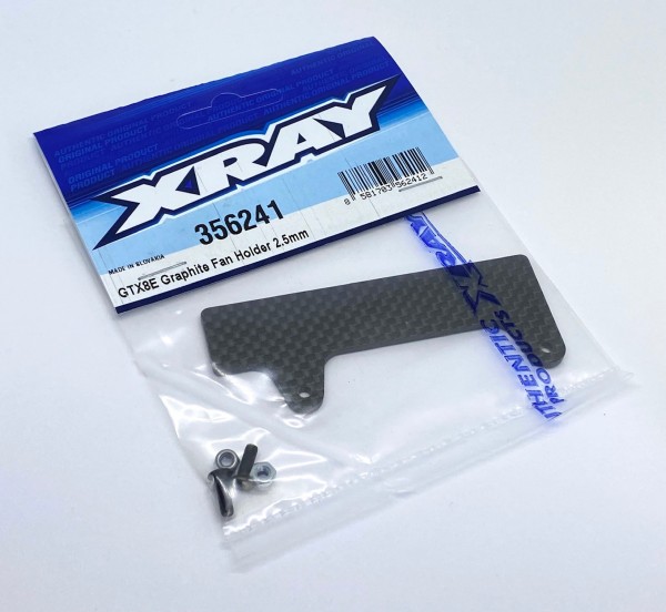 XRAY 356241 - GTXE 2022 - Carbon Lüfter Halter - 2.5mm