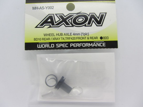 AXON MH-AS-Y002 - Yokomo BD10 - Wheel Hub Axle 4mm Heck (1 piece)