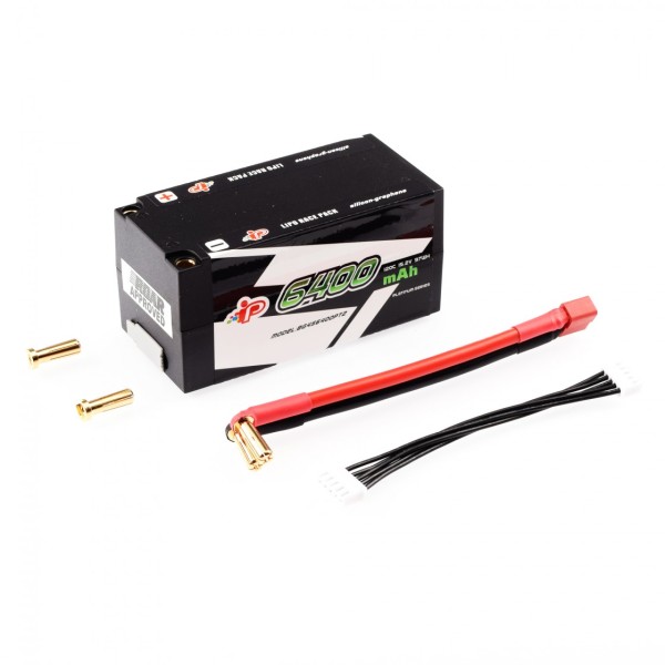 Intellect IP-BG4S6400PT2 - 1:8 Shorty Pack - 15.2V - 6400mAh - 120C - 4S HV LiPo Hardcase Graphene A