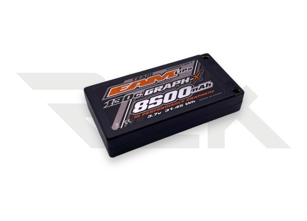 Team EAM - Graph-X 8500mAh Hardcase Battery - 130C - 3.7V - 160g - 1S 1:12 LiPo