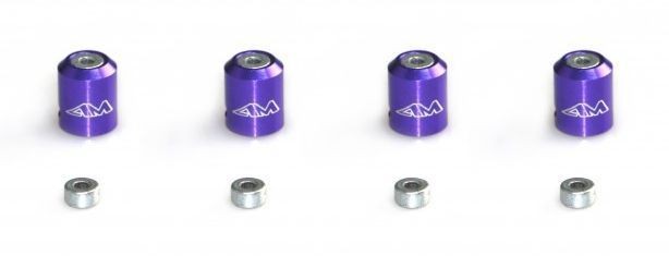 Arrowmax 190046 - Body Post Marker Set 1/8 - Karosserieloch Tool - Purple - (4+4 Stück)