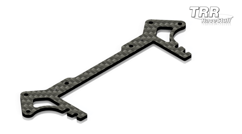 ARCHIV: TRR-RaceStuff XRA-PC0003 - Carbon Akkuhalter für O-Ringe - für XRAY X12 2015 / 2016
