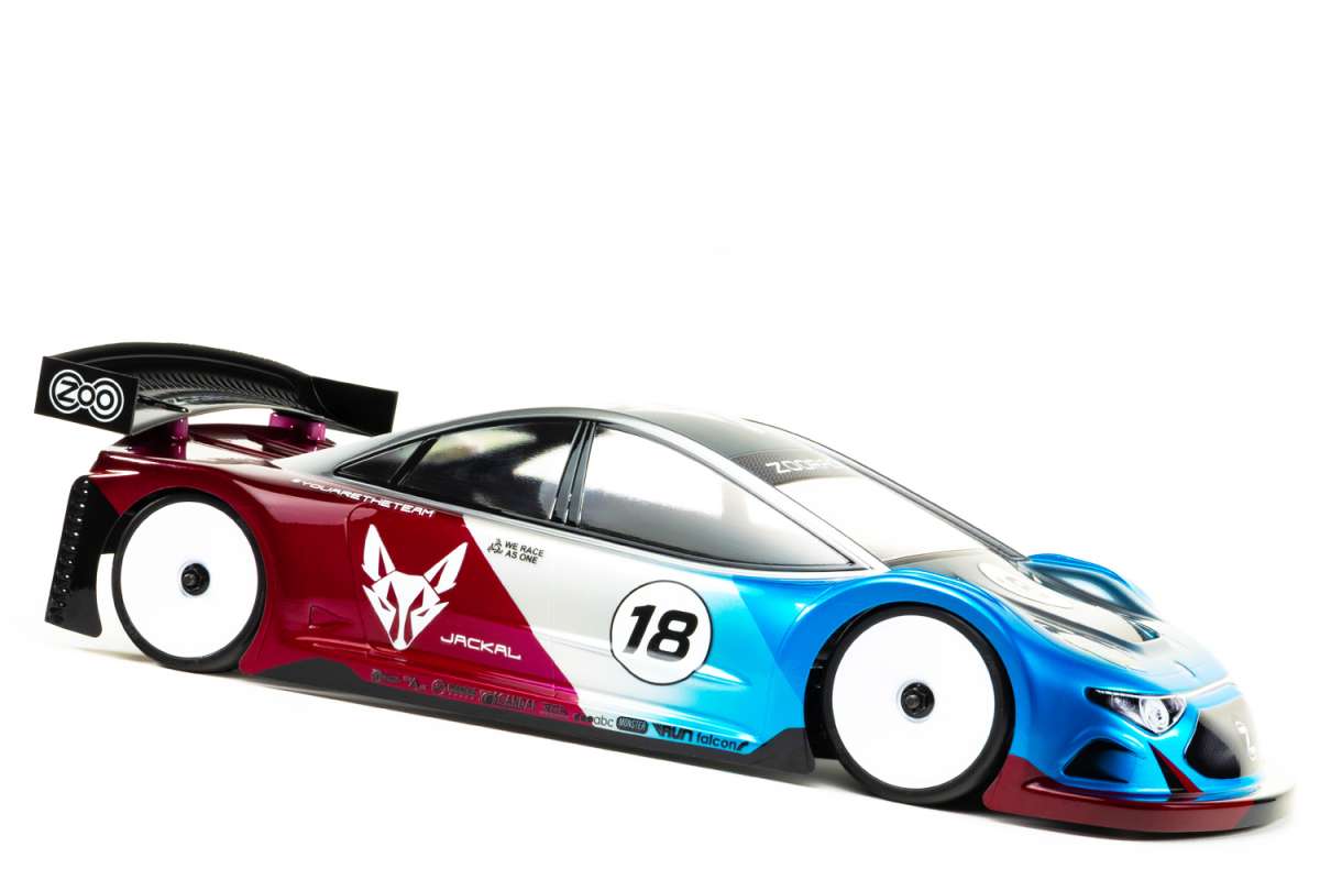RC-MISSION ZooRacing ジャッカル 1/10ツーリングカー新品 ZooRacing ZR-0018-07 - Jackal - 1:10 Touring Car Body - 0.7mm