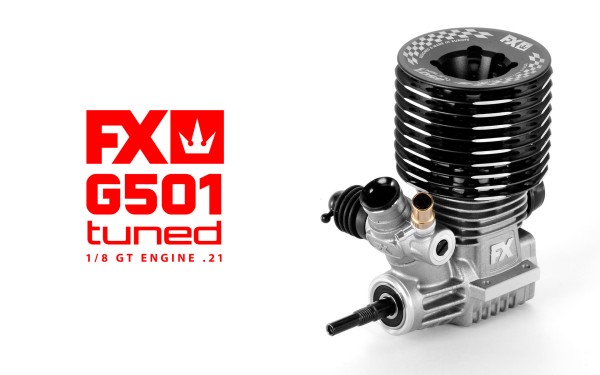 FX-Engines 670102 - G501 DLC TUNED - FX 3.5ccm Motor - .21 5K - 5 Kanal - für 1:8 GT