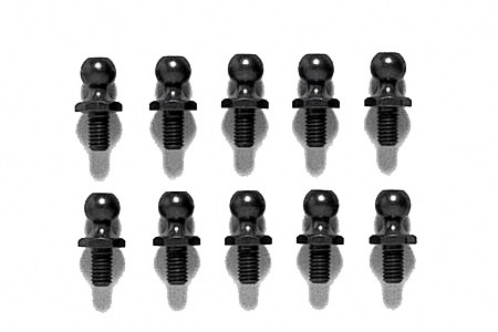 Tamiya 53598 - Alu Ball Connector 5mm - Flourine Coated (10pcs)