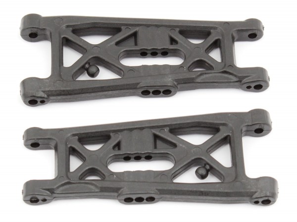 Team Associated 91871 - B6.3 - Factory Team Front Suspension Arms, flat, carbon fiber (2 pieces)