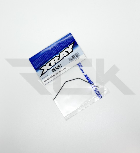 XRAY 323491 - XB2 2024 - Rear Anti-Roll Bar Short - 1.1mm