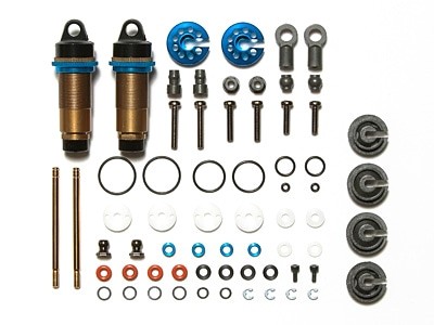 Tamiya 54505 - XV-02 - Alu Öldruckstoßdämpfer Set - hinten (2 Stück)