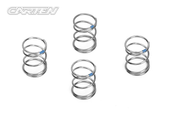 CARTEN NBA225 - M210 / T410 - Shock Spring - 1.2x22mm - BLUE - HARD (4 pcs)