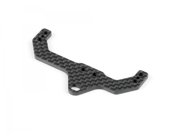 XRAY 373553 - X10 2022 - Graphite Rear Pod Upper Plate 2.5mm