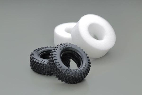 Tamiya 51717 - BB-01 / BBX - Rough Ride - Rear Tires (2 pcs)