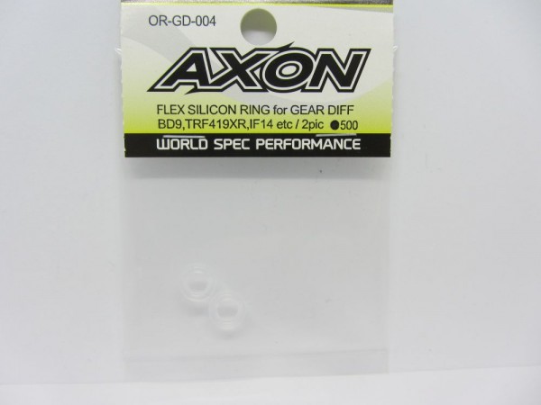 AXON OR-GD-004 - Yokomo BD9 - Gear Diff Silicone Ring - Flex (2 pcs)