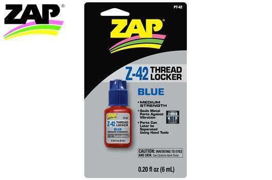 ZAP PT-42 - ZAP Z-42 - Thread Locker - Medium Strength -BLUE (6ml)