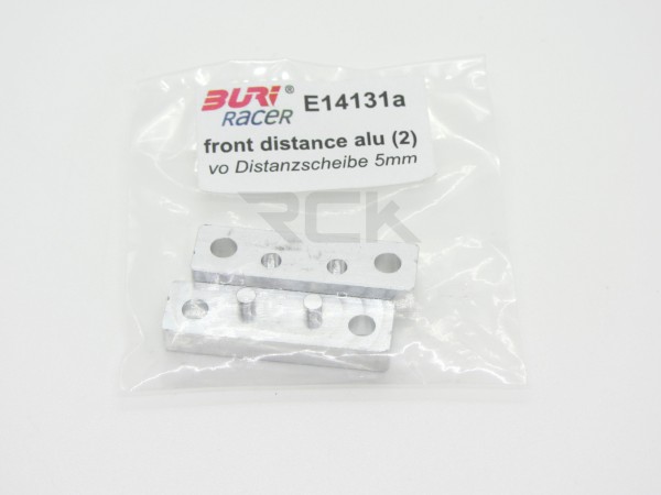 BURI Racer E14131a - E1.4 - Front Spacer 5mm - ALU (2 Stück)