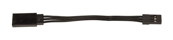 Reedy 27163 - 75mm Servo Kabel Verlängerung - schwarz