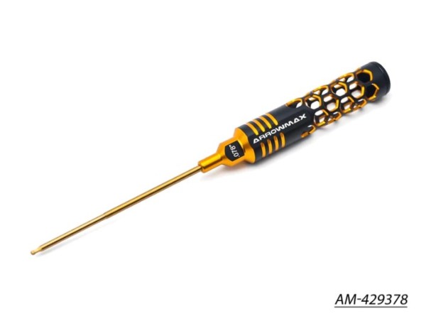 Arrowmax AM429378 - Innensechskantschlüssel Kugel .078 (5/64)" x 110mm - Black Golden - Limited Edit