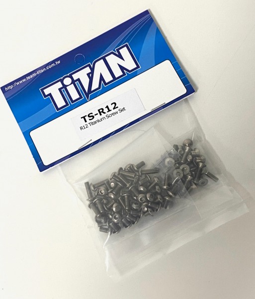 Team Titan TS-R12 - ARC R12 - Titanium Screw Set