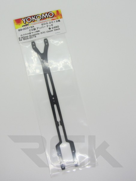 Yokomo B9-00319A - BD9 - Carbon 2.0mm Oberdeck