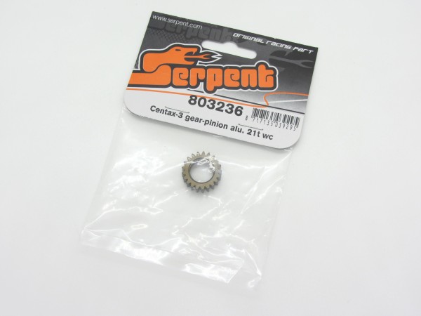 Serpent 803236 - Centax-3 gear-pinion alu. 21t wc