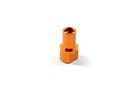 XRAY 372551-O - X1 2016 Alu Steering Pivot Shaft - short - ORANGE