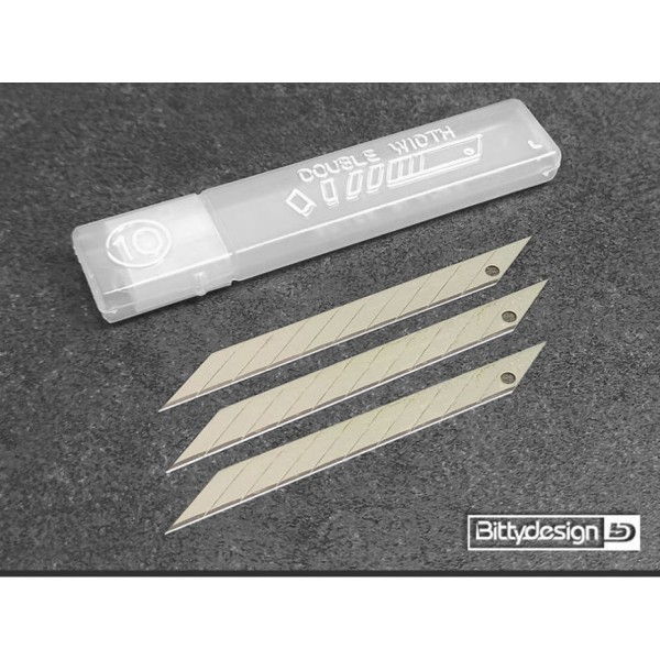 Bittydesign BDKB-12092 - Replacement Blades 30° for Hobby Art Knife (30pcs)
