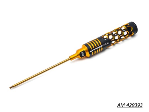 Arrowmax AM429393 - Innensechskantschlüssel Kugel .093 (3/32)" x 110mm - Black Golden - Limited Edit