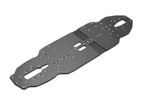 XRAY 301018 - X4 2024 - Carbon Chassisplatte - 2.2mm