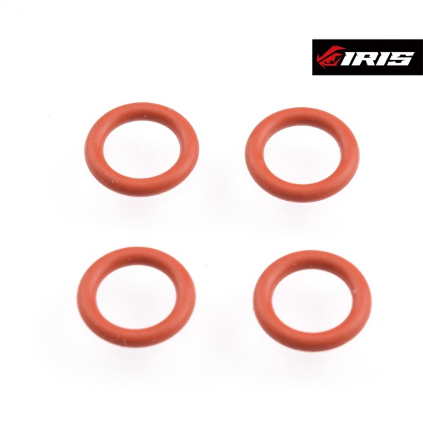 Iris 50018 - Iris ONE - Dämpfer O-Ring - 8x2mm - V2 - ROT (4 Stück)