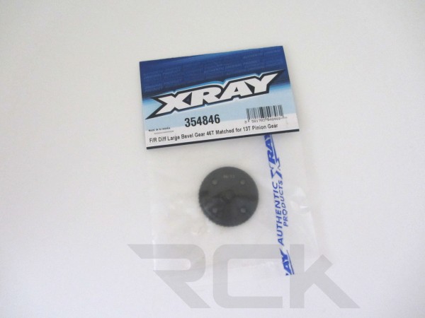 XRAY 354846 - GTXE 2023 - F/R Großes Kegeldiff Zahnrad 46 Zähne, passend für 13 Zähne Ritzel