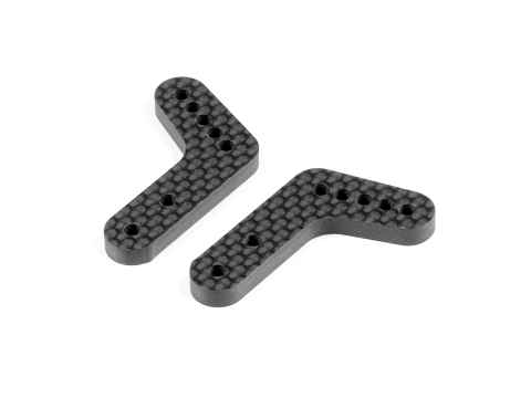 XRAY 353391 - GTXE 2022 - Carbon Rollcenter Platte 4mm Heck (2 Stück)