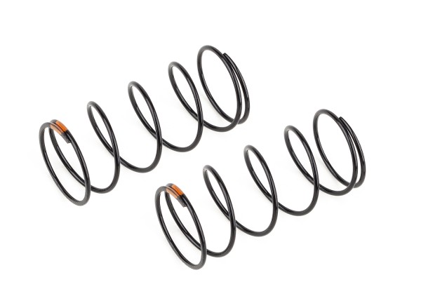 Team Associated 91945 - B6.4 - Front Shock Springs 13mm, orange 4.3lb/in, L44, 6.0T, 1.2D (1 pair)