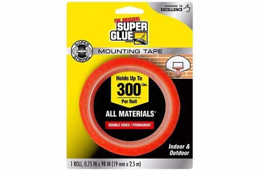 SUPERGLUE by ZAP - doppelseitiges Klebeband - 19mm breit (2.5m Rolle)